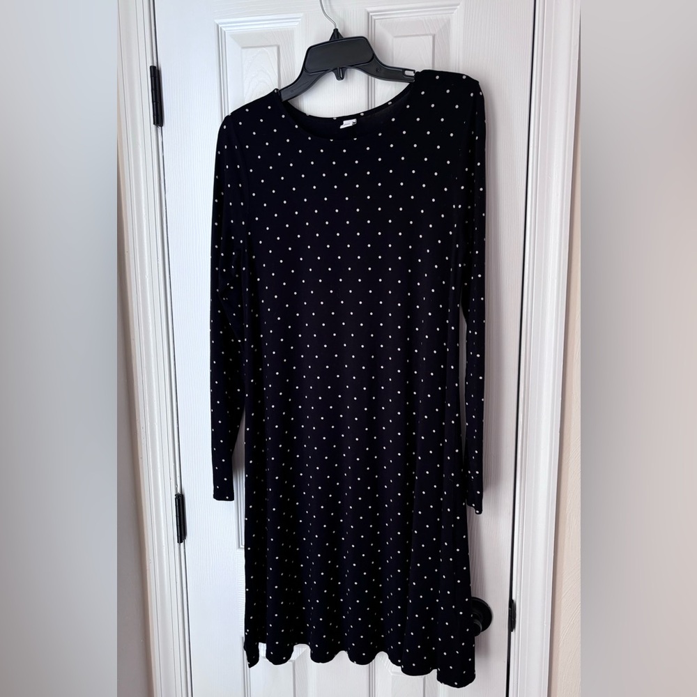Old Navy Jersey-Knit Long-Sleeve Swing Dress - Medium Tall